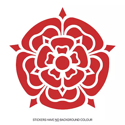 Lancashire County Red Rose Self-Adhesive Vinyl Decal Car Window Bumper Sticker • £2.15