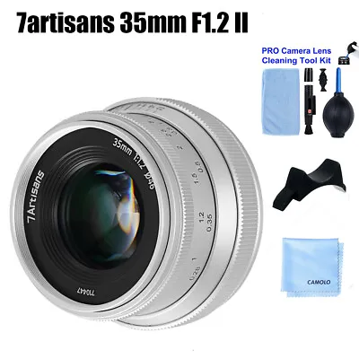 7artisans 35mm F1.2 II APS-C Manual Focus Lens For Sony Fujifilm Canon Mount • £107.99