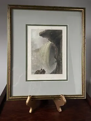 View Below Table Rock By W.H. Bartlett Framed Print  • $60