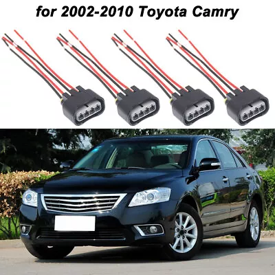 4 X Ignition Coil Female Connector Plug Harness For 2002-2010 Toyota Camry 2.4L • $9.99