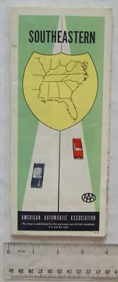 £2 • Buy 1960 American Automobile Association Map Southeastern States