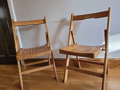 Set Of 4 Vintage 1950s Military Folding Chairs Mid Century • £160