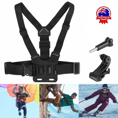 $12.95 • Buy Chest Strap Holder Mount Belt For Gopro Hero 10 9 8 7 6 5 4 DJI Action Camera