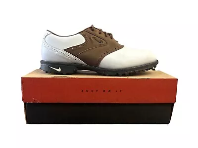 Vintage Nike Golf Spikes Shoes Air Zoom Tradition Saddle Mens Size 9.5 90s 1997 • $97