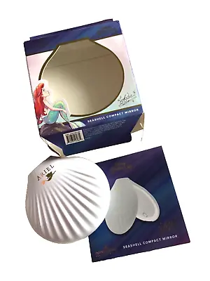 Disney The Little Mermaid Limited Edt Shell Compact Mirror Light Battery New • $53.10
