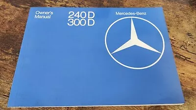 Mercedes W123D Owner's Manual (240D / 300D) • $48