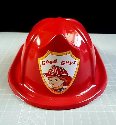 Child's Play Life Size Chucky Doll Prop Replica Good Guys Firefighter Helmet Hat • $56.20