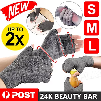 Arthritis Gloves Compression Joint Finger Hand Wrist Support Brace Pain Relief • $4.85