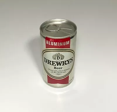 DREWRYS BEER ALUMINUM CAN PULL TAB TOP ORIGINAL VINTAGE 1970s EMPTY BO • $7