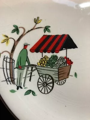 Alfred Meakin Fruit Seller Retro Kitsch Design 6.75 Inch Side Plate • £9.50