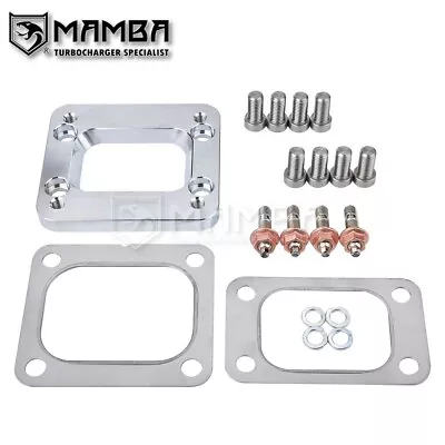 MAMBA Garrett T3 Header To T4 Turbo Flange Adapter Kit (Single Entry/Scroll) • $78