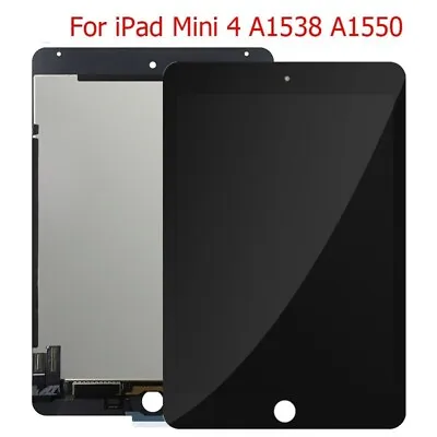 FOR Apple IPad Mini 4 Replacement Touch Screen Digitizer LCD Assembly Black - UK • £59.99