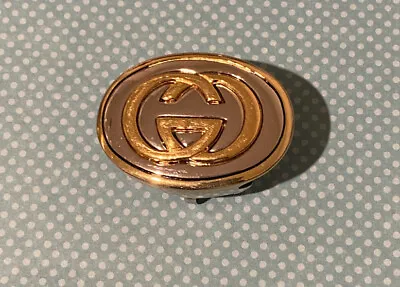 Vintage Gucci Italy Two Tone Belt Buckle • $125