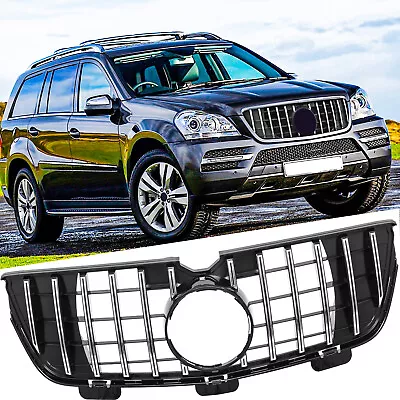 For 10-12 Mercedes-Benz X164 GL-Class GL450 GL500 Front Bumper Grille GT Chrome • $115.99