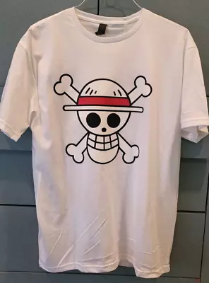 Anime T-shirt Monkey D. Luffy Straw Hat Pirates Mugiwara Size Large • $11.99