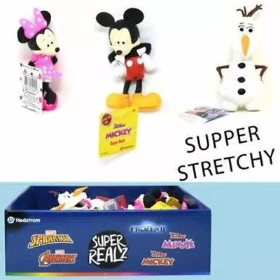 Disney Asst Super Realz - Minnie Mouse Mickey Mouse Olaf Figures In Display - • $13.44