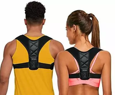 Posture Corrector For Men And Women Upper Back Brace Clavicle Spine Support... • £10.99