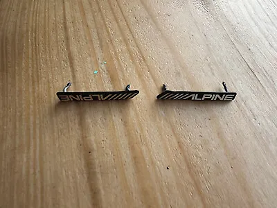 Jaguar X-type Xj Genuine Pair Of Front Speaker Cover Alpine Badge Set Used #2 • £19