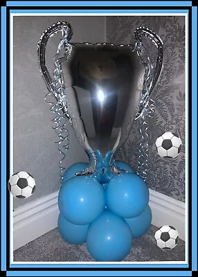 29” Foil CHAMPIONS CUP LEAGUE TROPHY WINNER BALLOONS Final Man City • £4