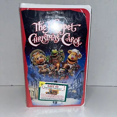 The Muppet Christmas Carol Walt Disney VHS Video Tape Movie Clamshell Sealed • $15