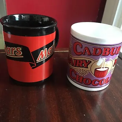 £5.50 • Buy Cadbury Dairy Milk Chocolate Mug By Kiln Craft  & Mars Mug
