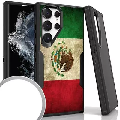 Mexico Flag Rugged Heavy Duty Case For Samsung Galaxy S23 Ultra • $14.95