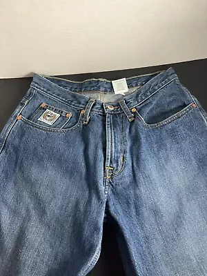 Vintage Mens Cinch Up Jeans Y2K Stone Washed 30 X 36 Great Condition • $38.99
