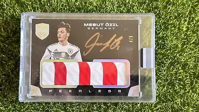 2018 Eminence Soccer MESUT OZIL On Card Patch Auto #4/9 Germany Arsenal • $899.99