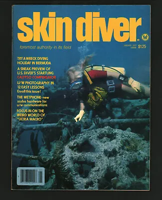 Skin Diver Magazine 1977 COMPLETE YEAR RUN Jan - Dec 12 Issues Vtg Scuba Diving • $49.99