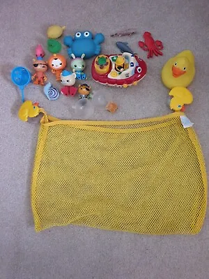 £5 • Buy Bath Toys Squirters Duck And Octonauts With Storage Bundle