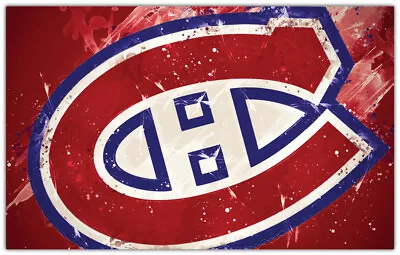 Montreal Canadiens NHL Hockey Logo Car Bumper Sticker Decal   SIZES  • $3.75