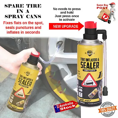 Car Suv 4wd Punctured Flat Tyre Inflator Sealer Fix-a-flat Spare Tire In A Cans • $22.90