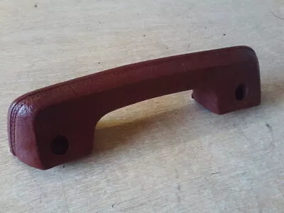 Mercedes W123 - Left Side Inner Door Handle Arm Rest - Burgundy  - 1239701901 • $31.56