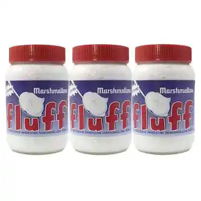 Marshmallow Fluff Spread USA Sweet Ideal For Baking Or As A Topping 3 X 213g • £10.99