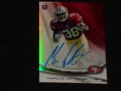 Marcus Lattimore Certified Rookie Signed Autographed Card San Francisco 49ers • $19.95