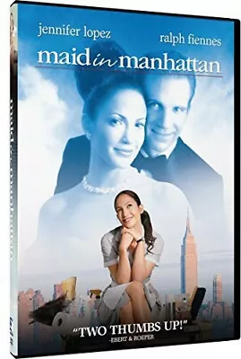 Maid In Manhattan (DVD 2002) Jennifer Lopez Ralph Fiennes ~Very Good • $6.99