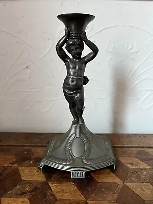 $111.33 • Buy WMF Art Nouveau Metal 8” Cherub Centrepiece Stand Tazza Pedestal Base Vintage