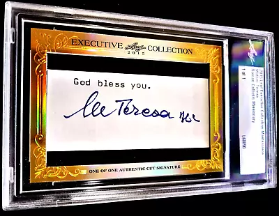 2015 1/1 Leaf Saint Mother Teresa Masterpiece Collection Signed S27e111118eg • $3999.99
