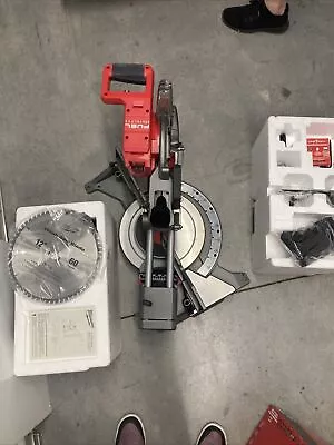 Milwaukee 2739-20 M18 FUEL 18V 12  Dual Bevel Slide Compound Miter Saw-Bare Tool • $585