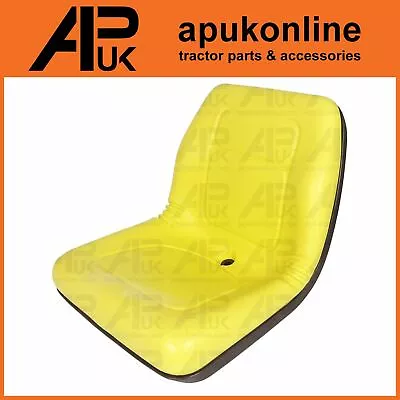 High Back Seat Yellow For John Deere JD Gator Lawn Mower Garden Tractor Ride On • £99.99