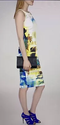 Karen Millen - **bnwt** Mineral Print Signature Stretch Dress - Size Uk 8 • £29.99