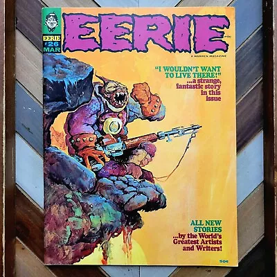 EERIE #26 VF+ (Warren 1970) Sharp! Basil Gogos & Vaughn Bode! Painted Cover! • $39.88