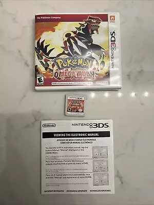 Nintendo Pokémon Omega Ruby (3DS 2014) CIB Complete Tested Authentic • $32