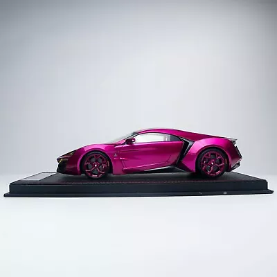 1/18 Frontiart W Motor Lykan Hypersport Pink Fast Furious No Agera Jesko Autoart • $300