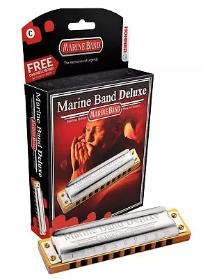 Hohner Marine Band Deluxe - Hohner Diatonic Harmonicas Harmonica - Free US Ship • $52.90