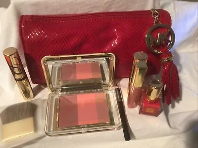 $89 • Buy Estee Lauder Michael Kors Makeup Case Mascara Lipstick Gloss Blush Kajal Nail