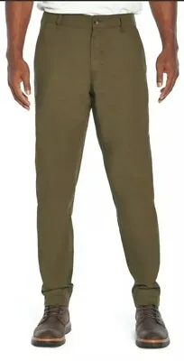 NWT Men's Eddie Bauer Ripstop Outdoor Pants Green Size 38 X 32 MSRP $70.00 • $19.98