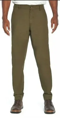 NWT Men's Eddie Bauer Ripstop Outdoor Pants Green Size 40 X 30 MSRP $70.00 • $19.98