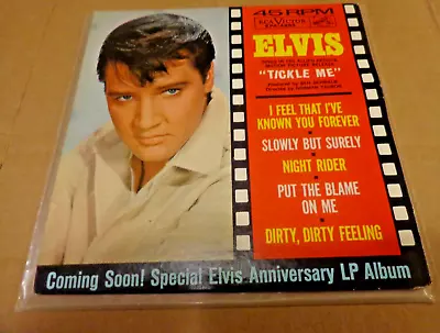 Elvis Presley 45  Tickle Me  Rca  Epa 4383 • $10