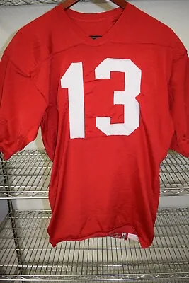 Rawlings Vtg 70s Durene Sewn Logos Football Jersey Sz 40 San Francisco 49ers • $25
